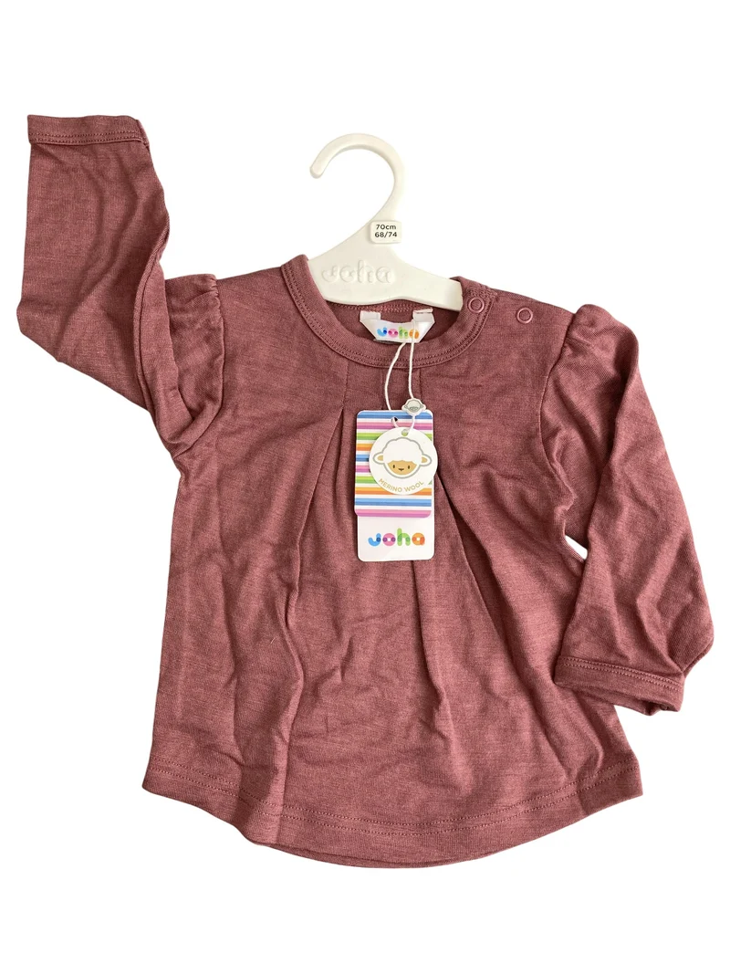 Joha Langarm Shirt aus Wolle 68/74