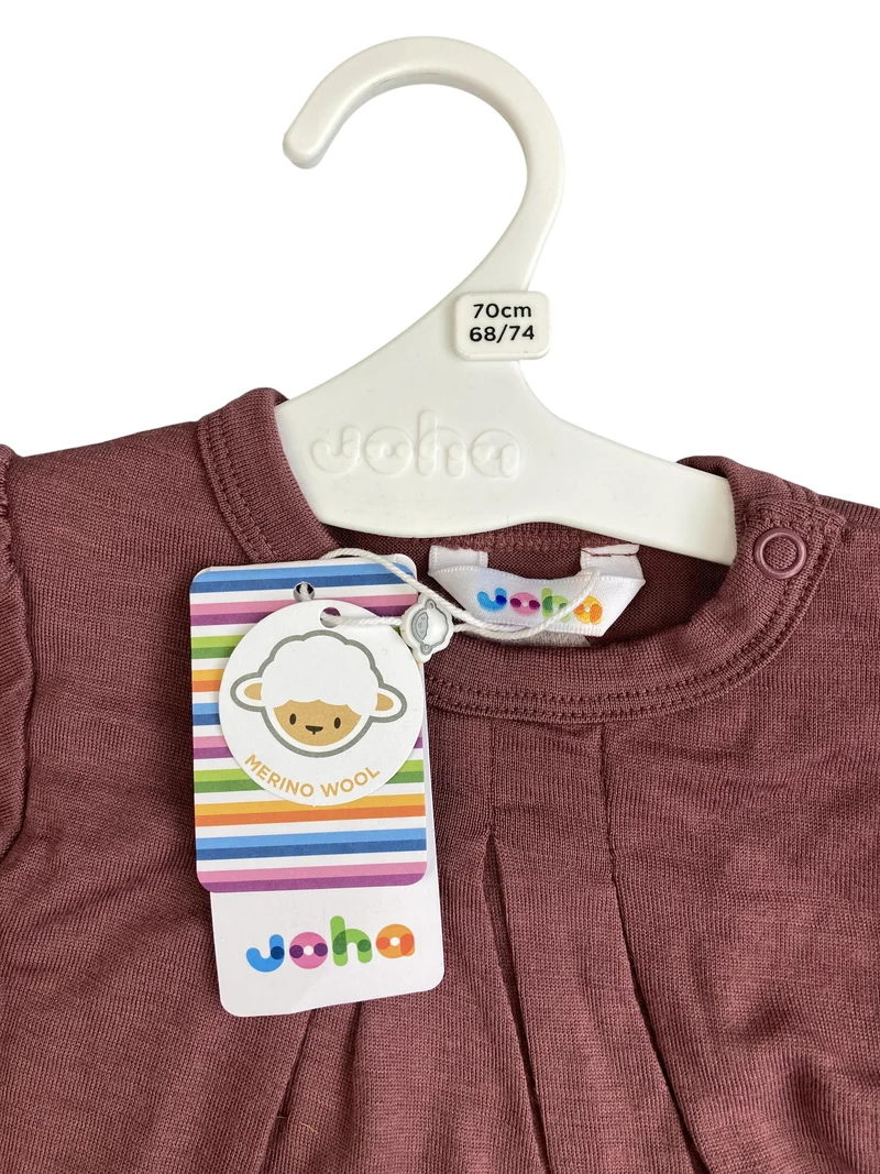 Joha Langarm Shirt aus Wolle 68/74