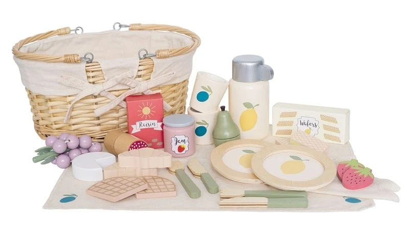 Jabadabado Puppen Picknickkorb Provence