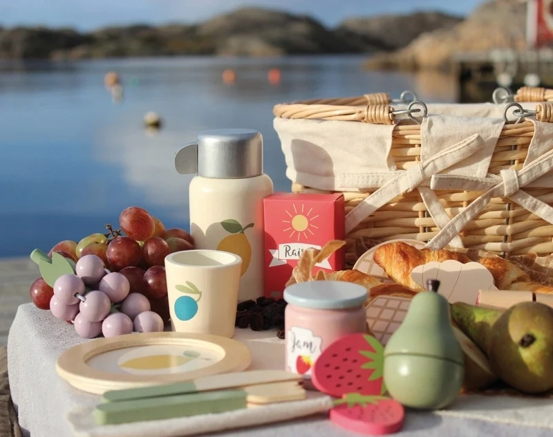 Jabadabado Puppen Picknickkorb Provence