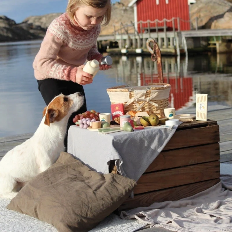 Jabadabado Puppen Picknickkorb Provence