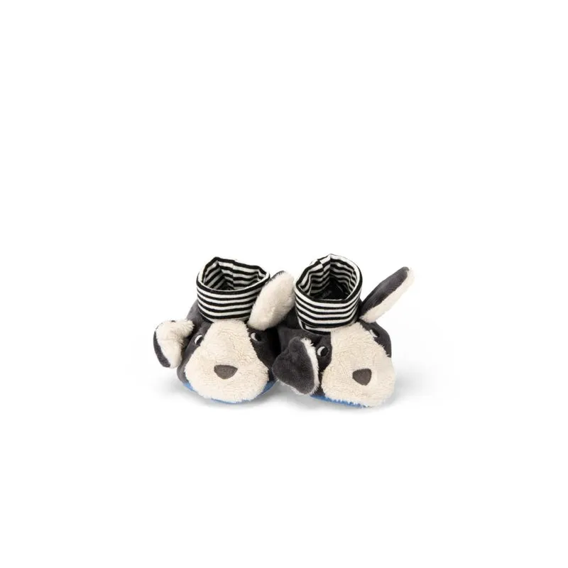 Moulin Roty Babyschuhe Hund Puce et Pilou 0-6m