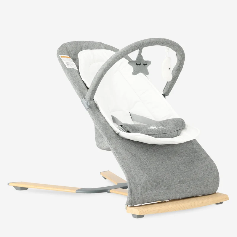 Mooiys Supreme Wippstuhl – Bouncer – Schaukelstuhl – Grau