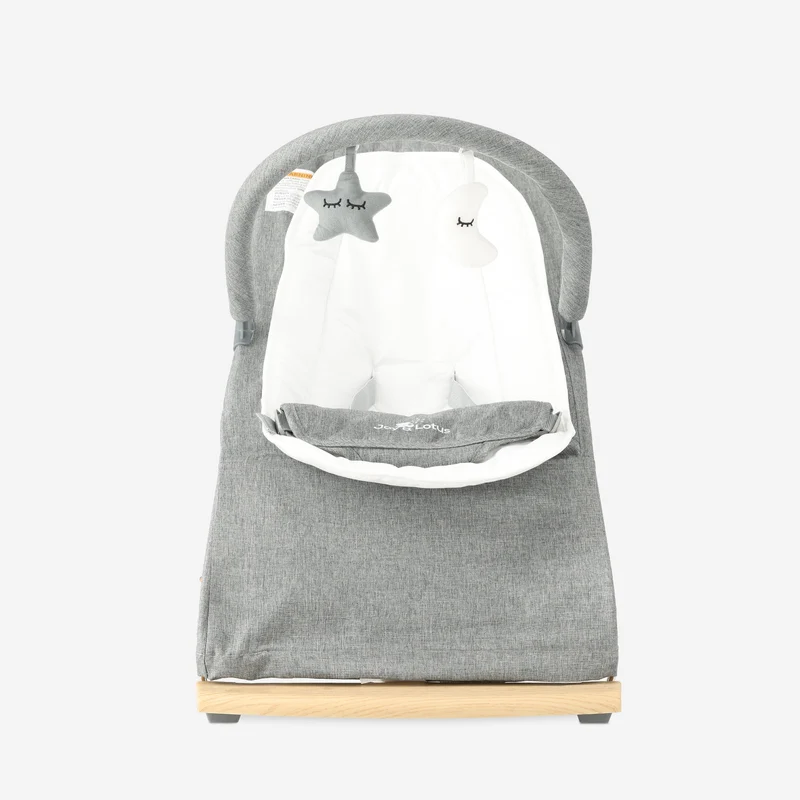 Mooiys Supreme Wippstuhl – Bouncer – Schaukelstuhl – Grau
