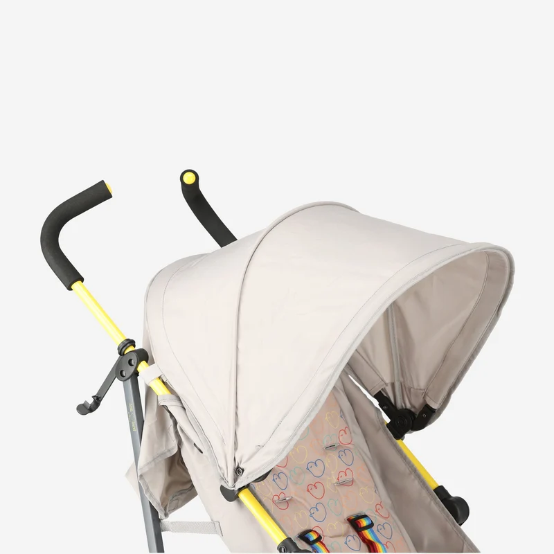 Regenschirm-Kinderwagen – Verstellbarer Kinderwagen – Bis zu 15 kg – Cream Multi