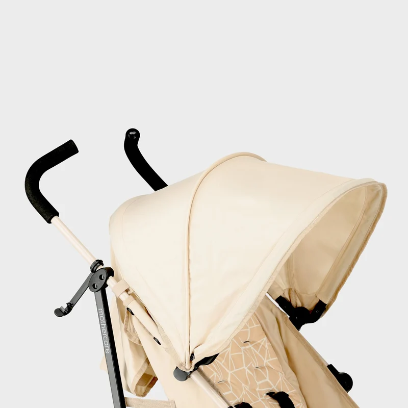 Regenschirm-Kinderwagen – Verstellbarer Kinderwagen – Bis zu 15 kg – Cremefarben