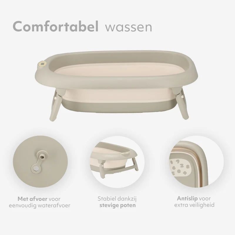 Zusammenklappbare Babybadewanne mit Thermometer – Kleinkindbadewanne – Babybadewanne – Babyartikel – Babybadewanne mit Ständer – Babybadewanne – Kinderbadewanne – Babyartikel – Babybadeset