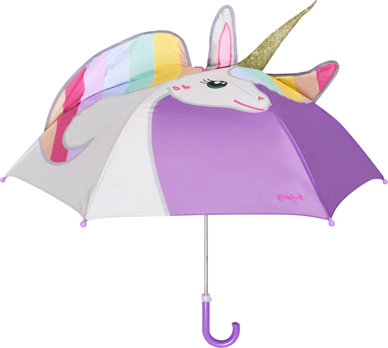 Playshoes Regenschirm Einhorn Lila Rosa