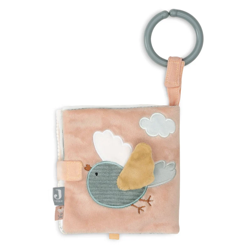 Jollein Baby Aktivitäten Stoffbuch Lovely Birds 0m+