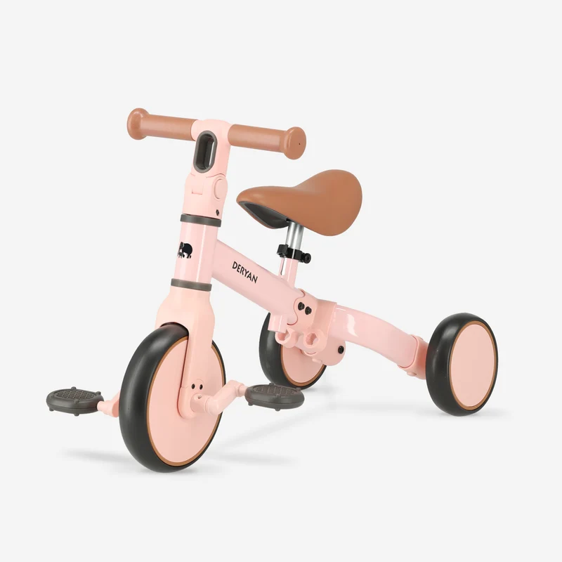 Jaime 2-in-1-Dreirad – Rosa