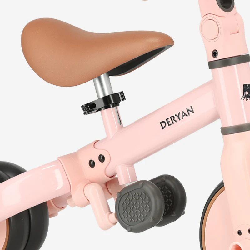 Jaime 2-in-1-Dreirad – Rosa