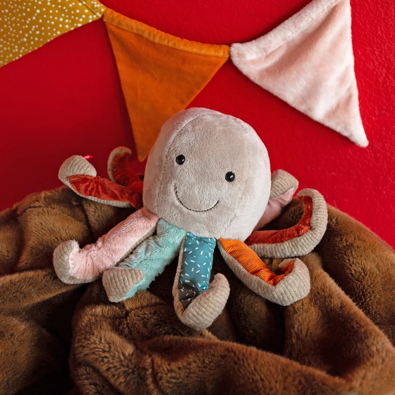 Sigikid Plüschtier Krake Sweety Patchwork