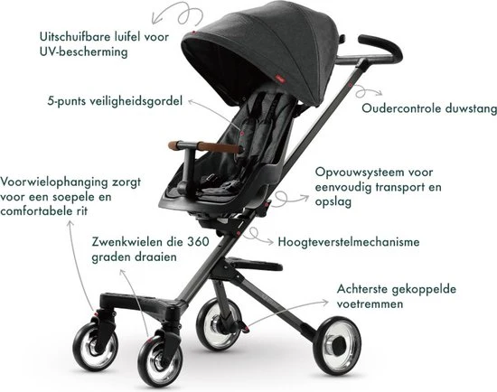 QPlay Easy Buggy Schwarz