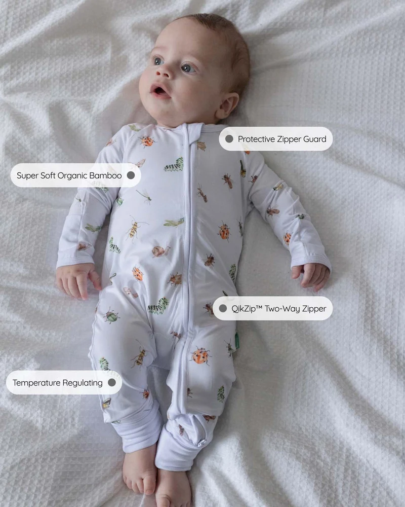 BABYGO® Schlafanzug mit Reißverschluss | 2er-Pack