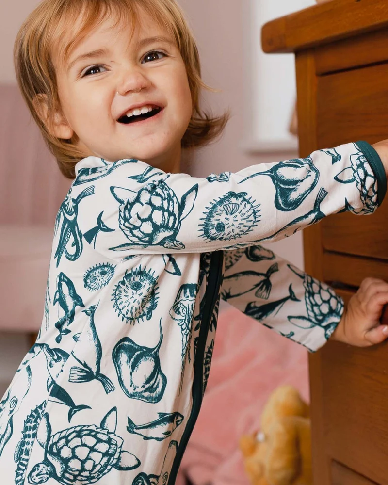 BABYGO® Schlafanzug mit Reißverschluss | 2er-Pack