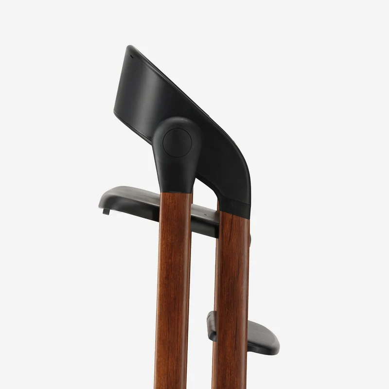 Luxus Hochstuhl Schwarz / Holz