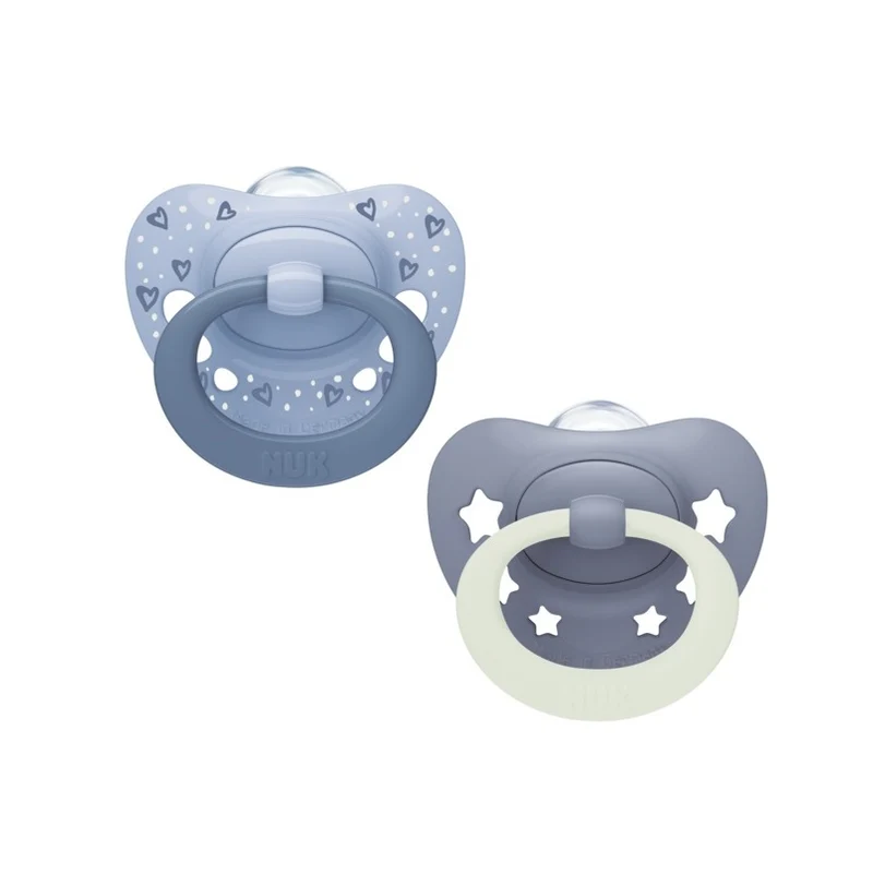 NUK First Choice Baby Schnuller Silikon 2er Box Day & Night