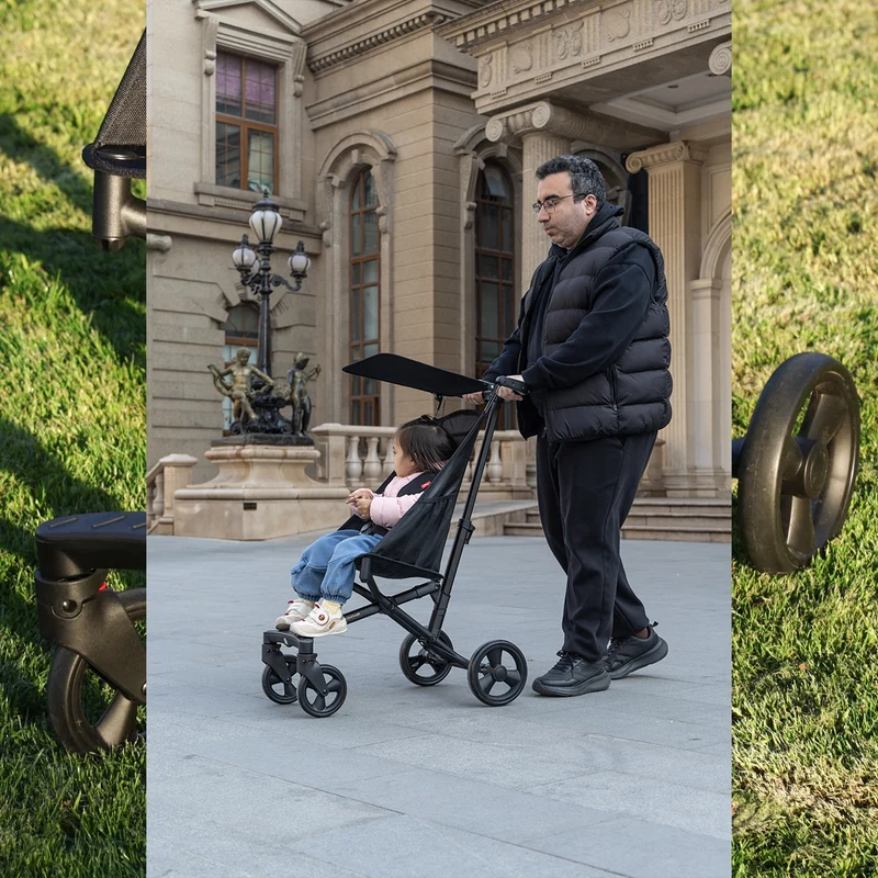 QPlay Luxe Buggy XL - Schwarz