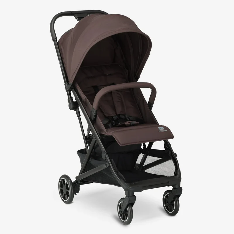 Luxuriöser Easy² Leichtbau-Kinderwagen – Schokoladenbraun