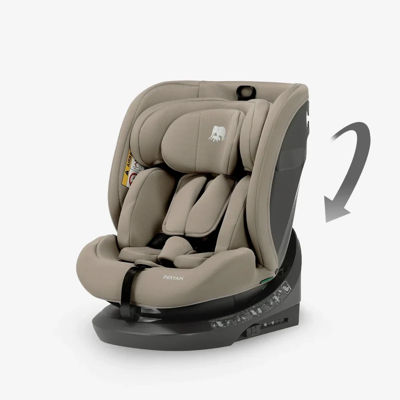 Cassie Luxe i-Size-Autokindersitz 40–150 cm, Isofix, 360° – Truffle Nougat