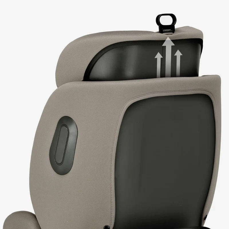 Carly Luxe i-Size-Autokindersitz 0–36 kg, Isofix, 360° – Truffle Nougat