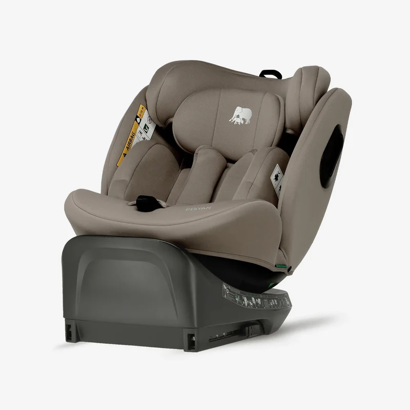 Carly Luxe i-Size-Autokindersitz 0–36 kg, Isofix, 360° – Truffle Nougat