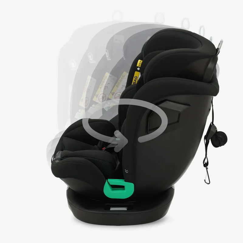 Colin Luxe i-Size-Autokindersitz 0–36 kg, Isofix, 360° – Schwarz