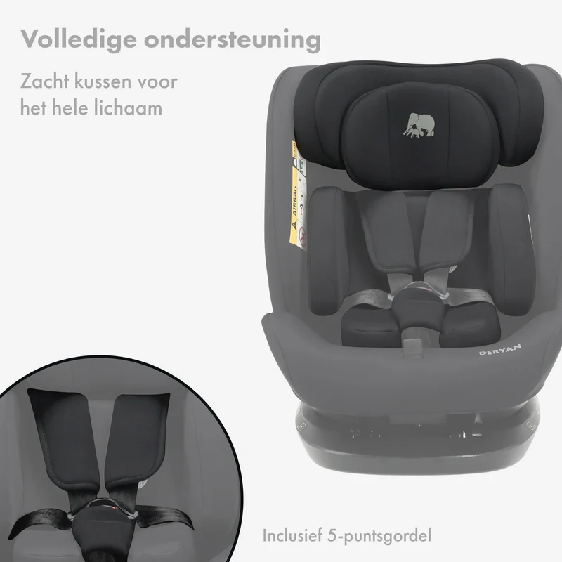 Clyde i-Size-Autokindersitz 40–150 cm – Gruppe 0/1/2/3 mit Sicherheitsgurt