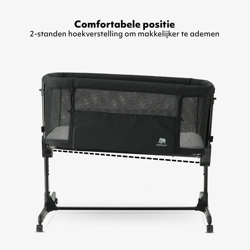Co-Sleeper Snoozy Wiege – Schwarz