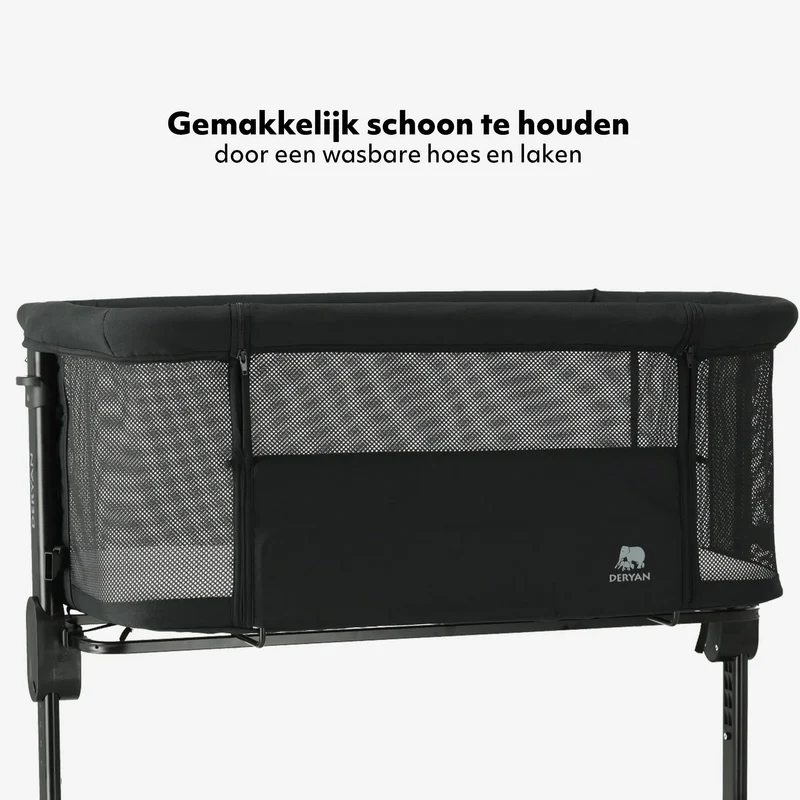 Co-Sleeper Snoozy Wiege – Schwarz