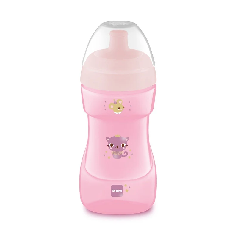 MAM SportCup Trinklernflasche Kinderflasche 330ml 12m+ mit Sportverschluß