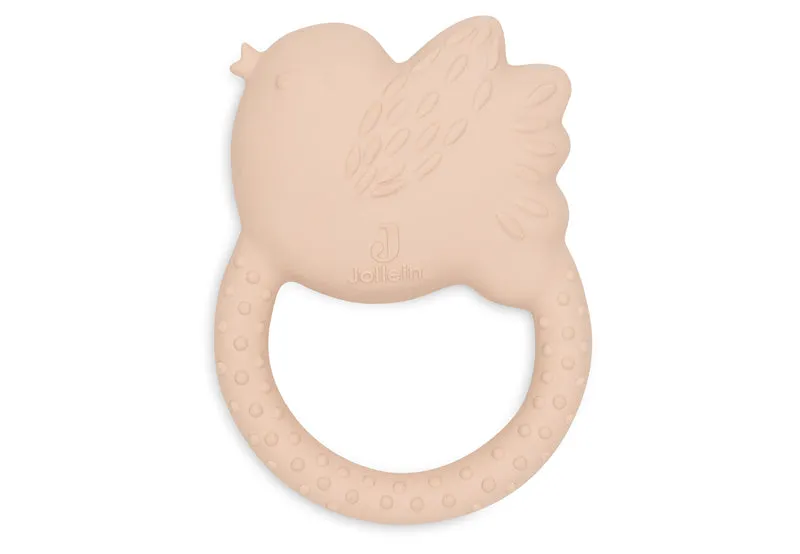 Jollein Baby Beißring aus Latex - Lovely Birds