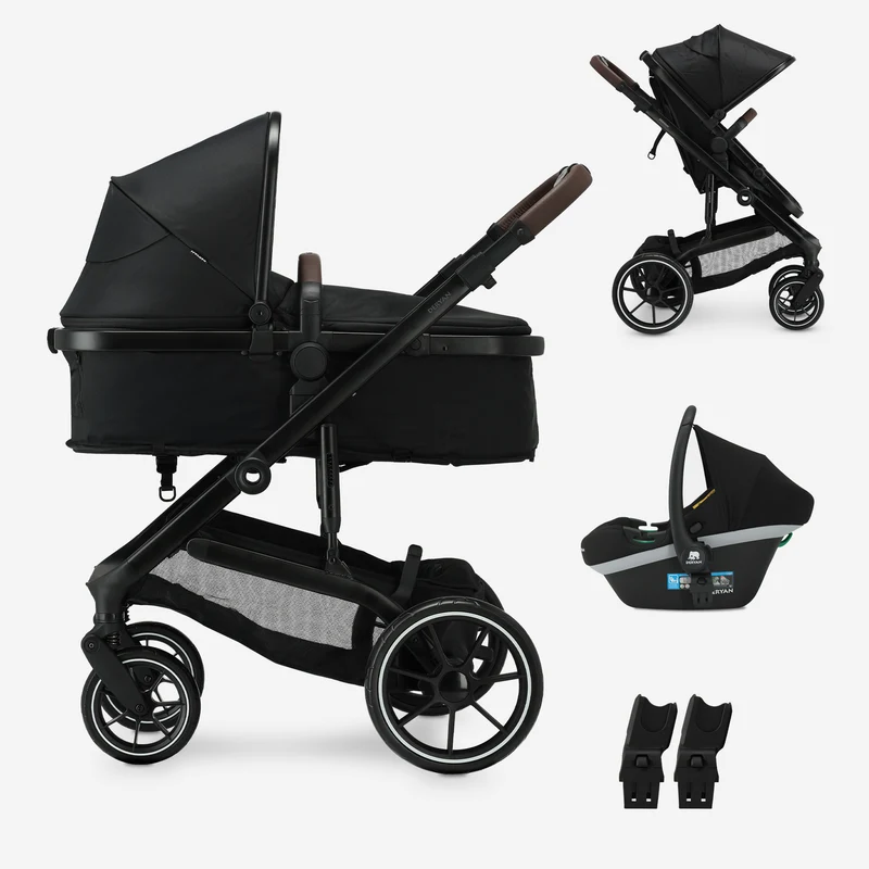 Noa 3-in-1 Kinderwagen Schwarz