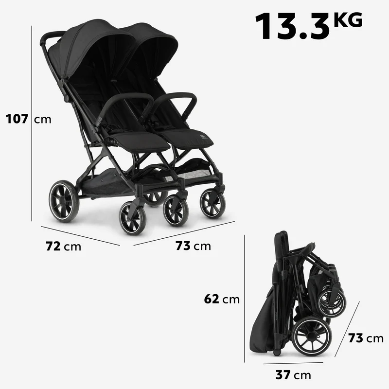 Rolo DuoBuggy X2 XL Schwarz