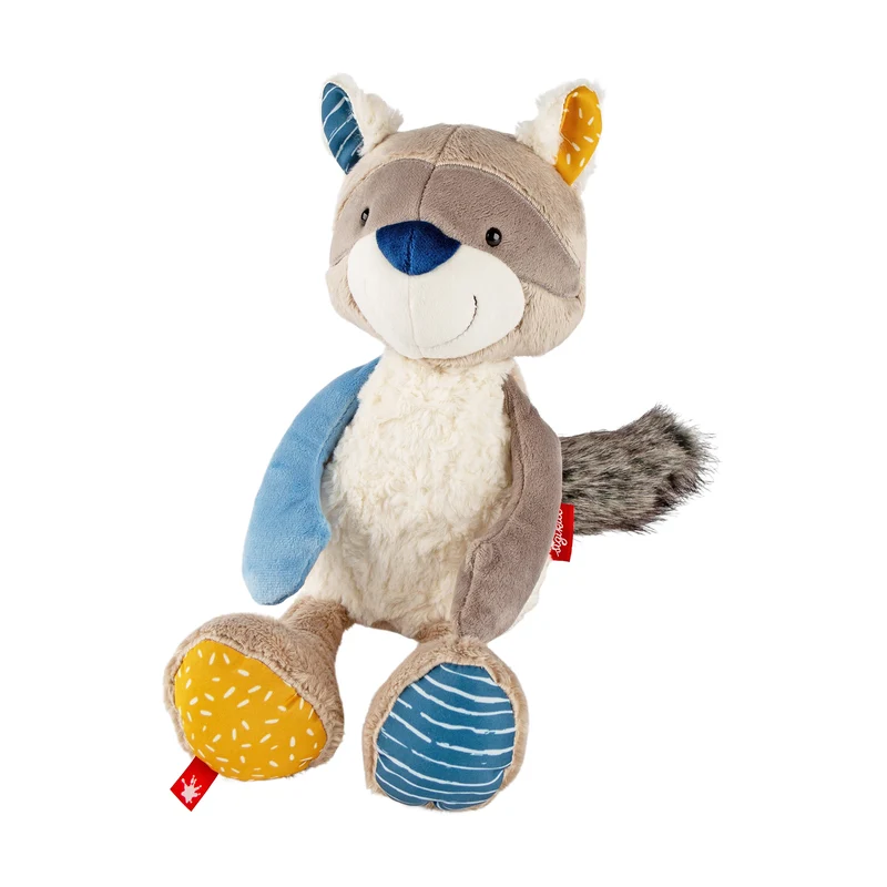 Sigikid Plueschtier Waschbär Sweety Patchwork