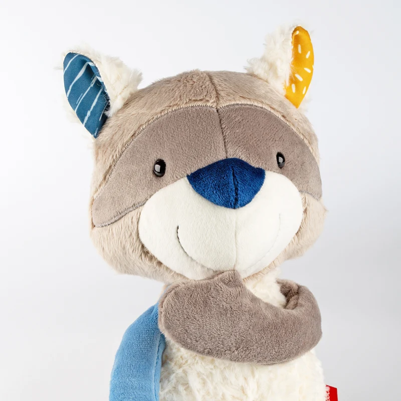 Sigikid Plueschtier Waschbär Sweety Patchwork