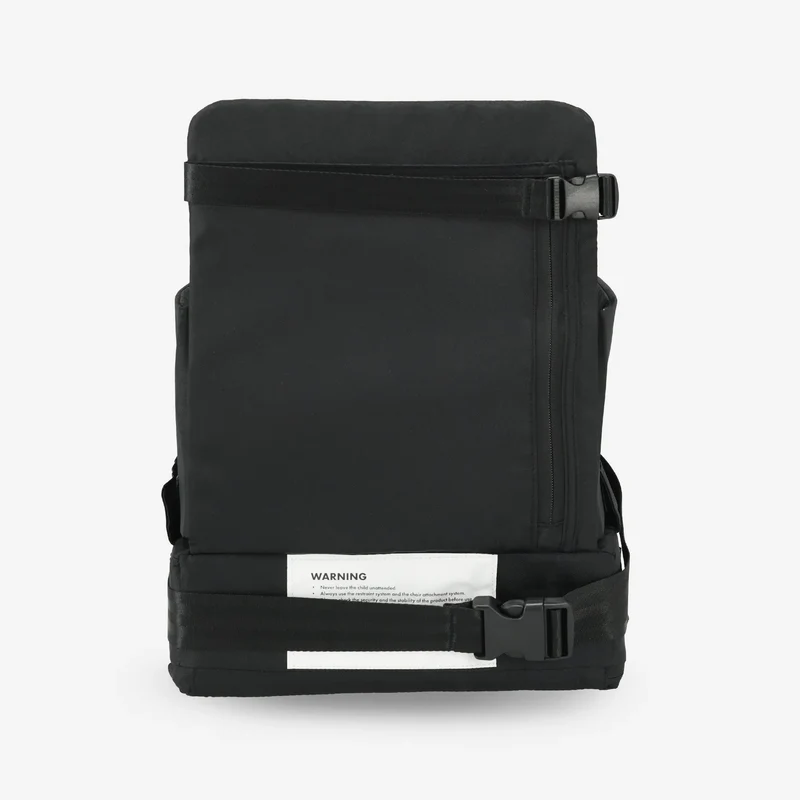 Travel Booster Seat - Inklusive Befestigungsgurt Schwarz