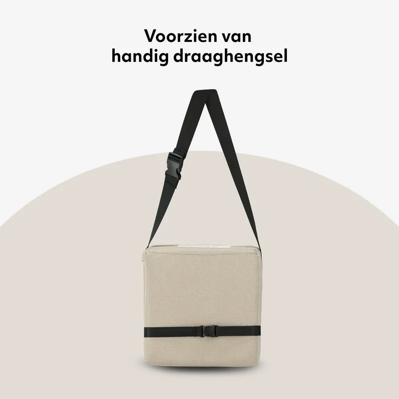 Travel Booster Seat - Inklusive Befestigungsgurt Nougat