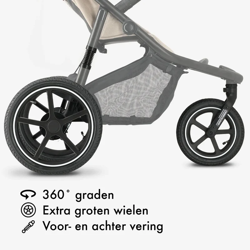 Bolt Laufkinderwagen Creme