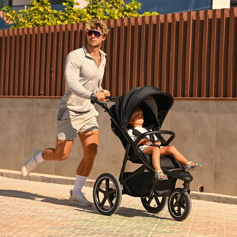 Bolt Lauf-Kinderwagen Schwarz