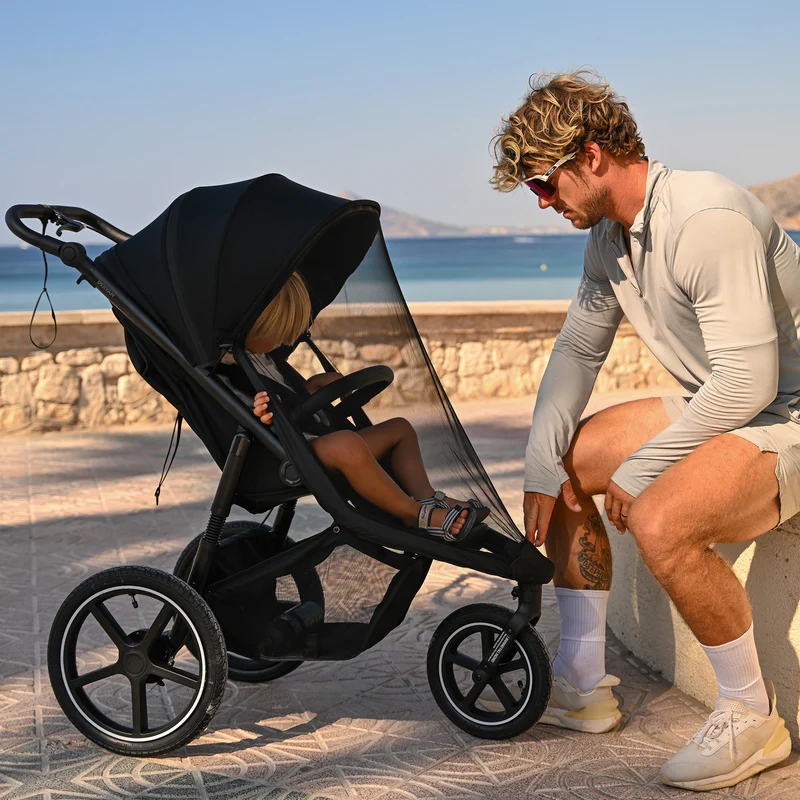 Bolt Lauf-Kinderwagen Schwarz