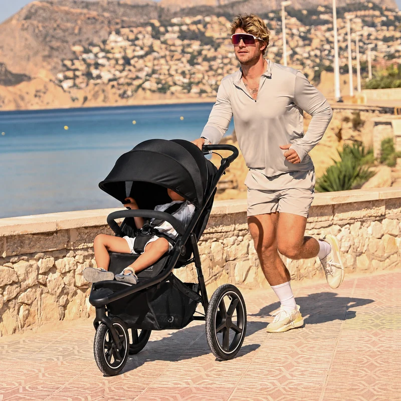 Bolt Lauf-Kinderwagen Schwarz