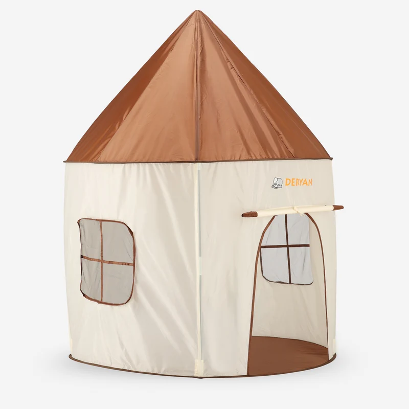 Spielzelt Beige & Braun