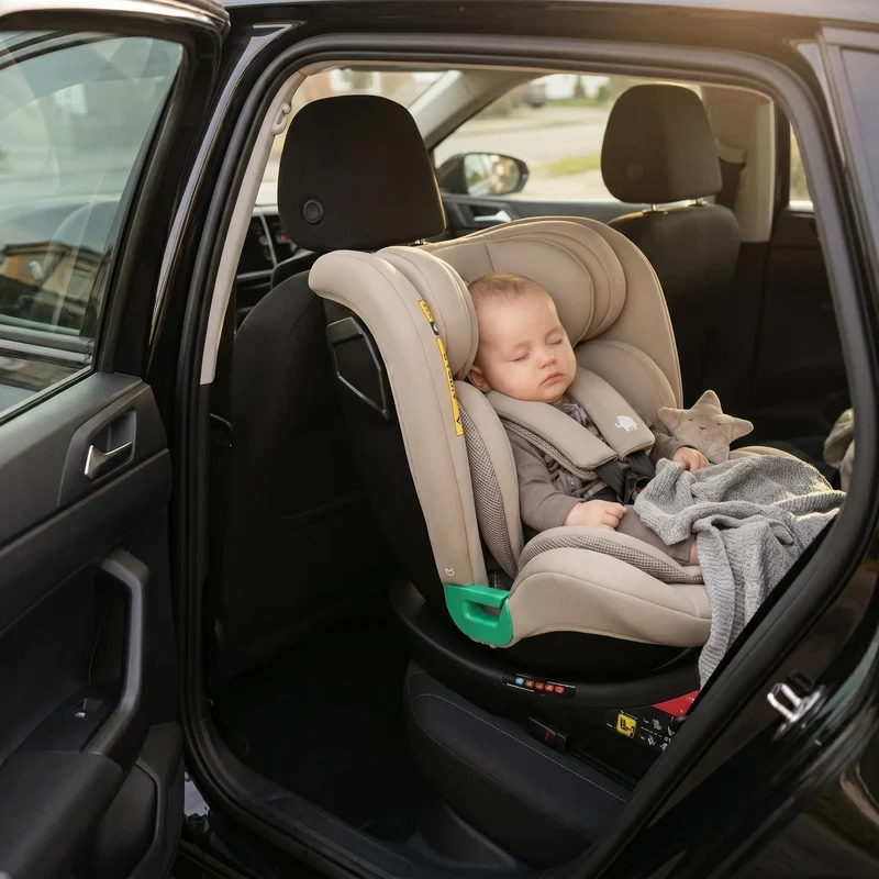 Colin Luxe i-Size-Autokindersitz 40–150 cm, Isofix, 360° – Truffle Nougat