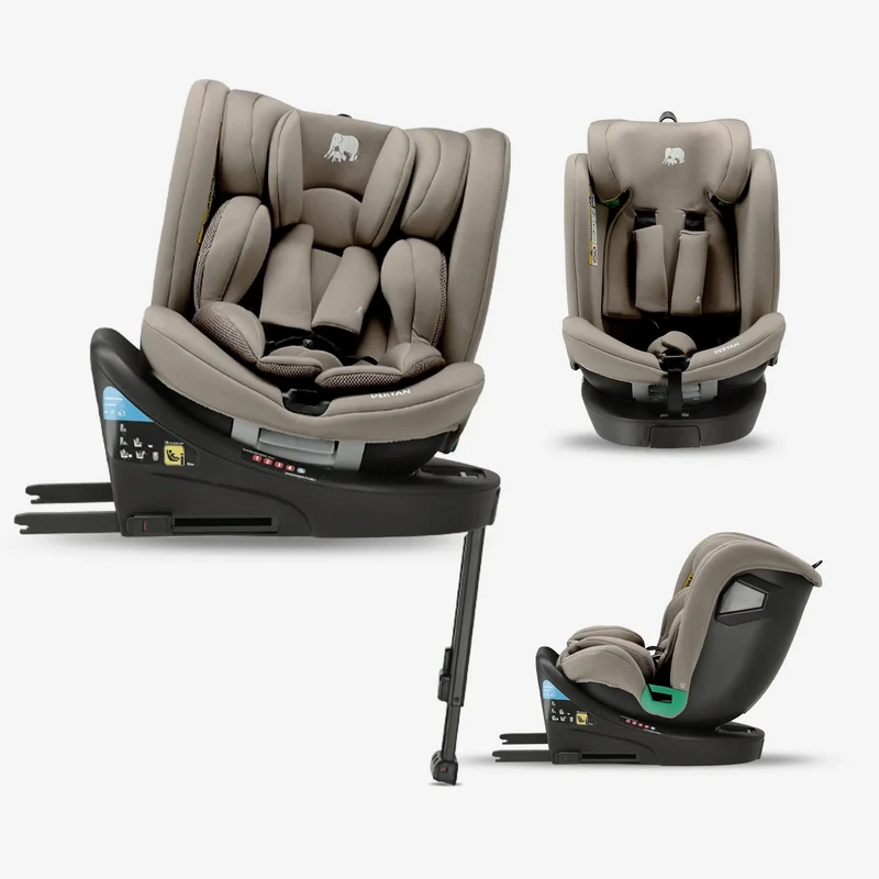 Chase Luxe i-Size-Autokindersitz 40–150 cm, Isofix, 360° – Truffle Nougat