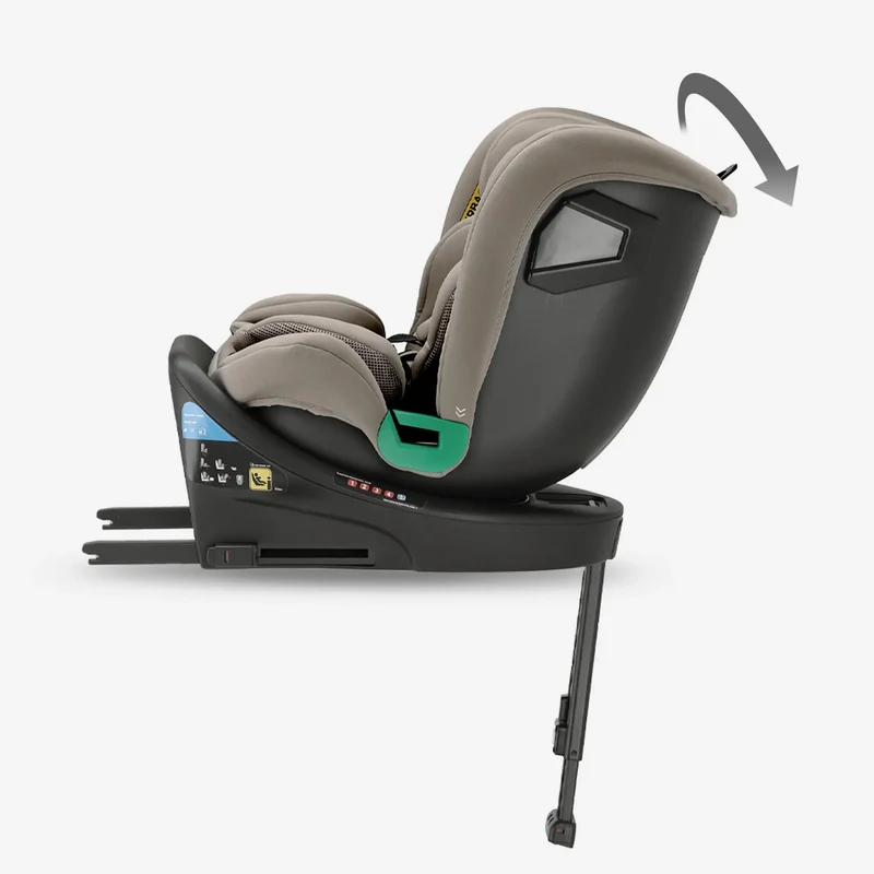 Chase Luxe i-Size-Autokindersitz 40–150 cm, Isofix, 360° – Truffle Nougat