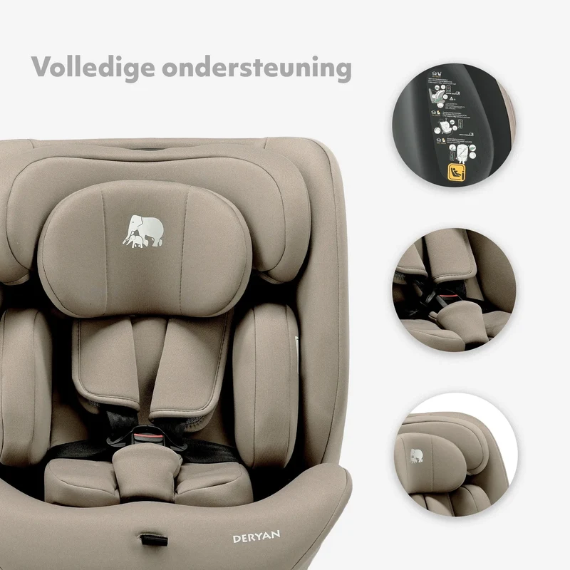 Clyde I-Size-Autokindersitz – 40 bis 150 cm – Truffle Nougat