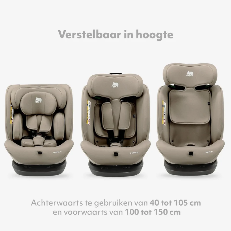 Clyde I-Size-Autokindersitz – 40 bis 150 cm – Truffle Nougat