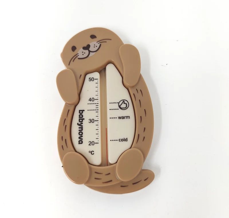 Baby Nova Badethermometer Skala Biber Beige