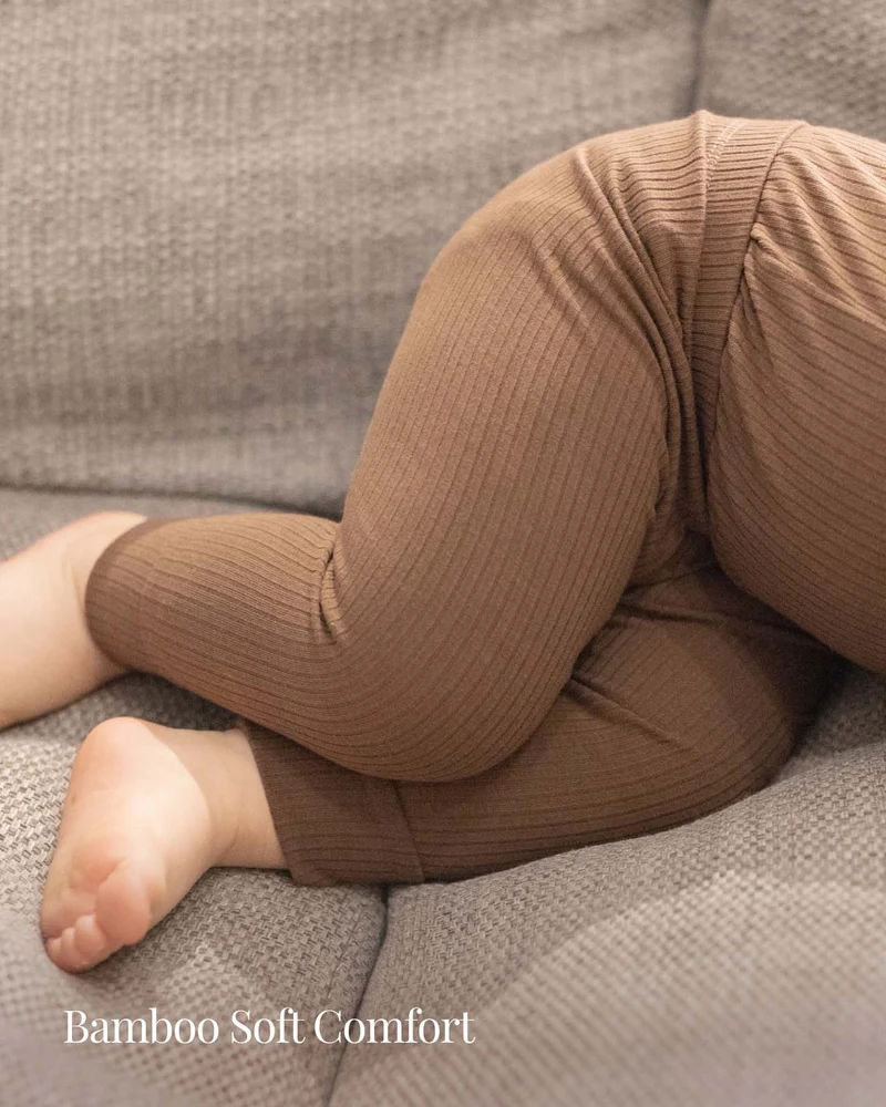 BABYGO® Gerippte Baby-Leggings
